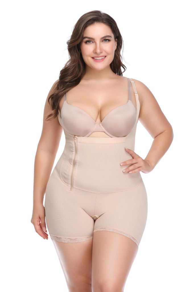 Women Full Body Shaper Tummy Control Seamless Slimming Shapewear Bodysuit Butt Lifter Slimmer Plus Size